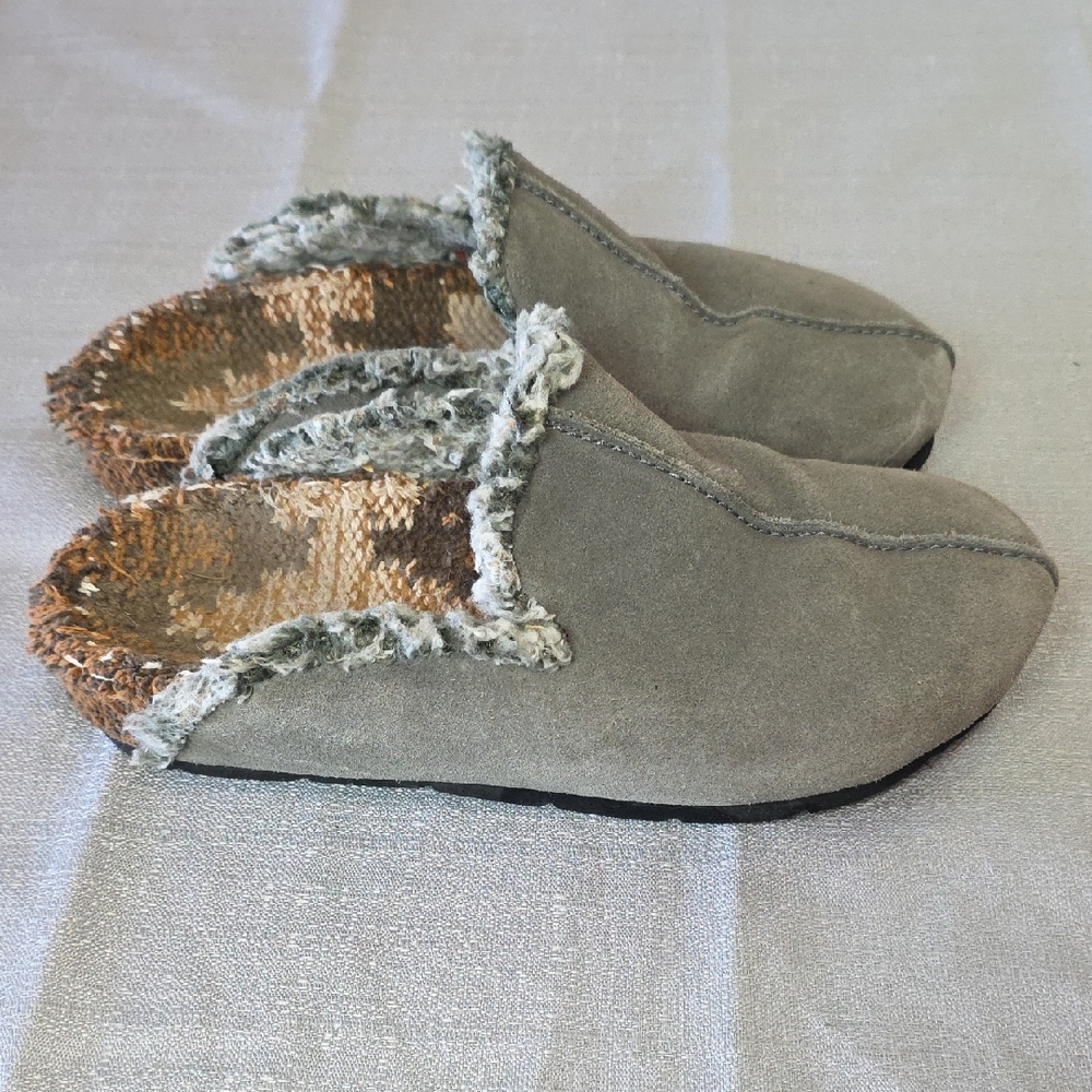 Free People Gray and Brown Women's Slippers‎